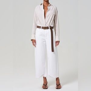 Citizens of Humanity Ayla Raw Hem Crop Harlow